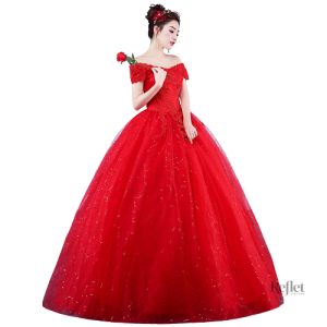 Robe élégante style princesse pour soirée