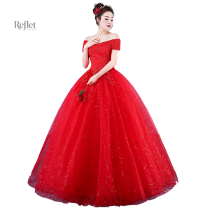 Robe de soirée féminine avec jupe ample