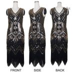 Mode années folles, robe soirée glamour