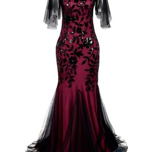 Robe soirée style années 30 élégante et vintage