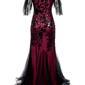 Robe élégante années 30 avec une silhouette rétro