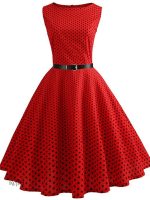 Robe rétro élégante inspirée des années 60