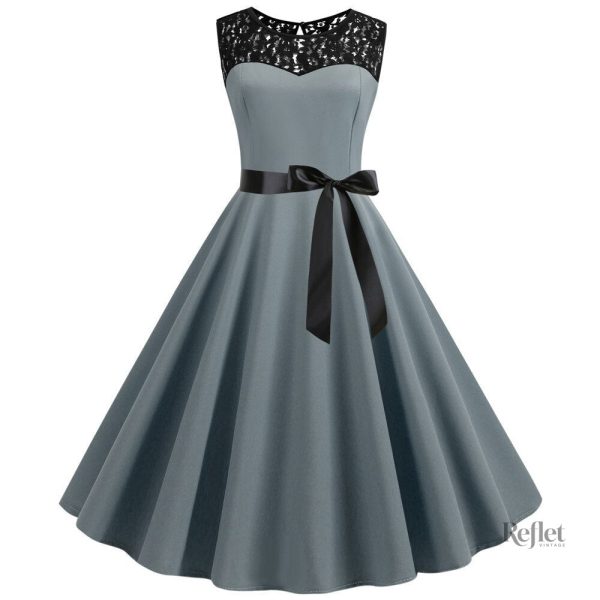 Robe soirée glamour années 80