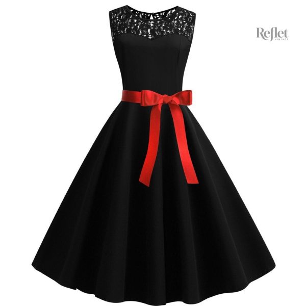 Robe festives années 80, look audacieux