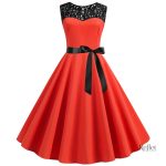 Robe colorée style néon années 80