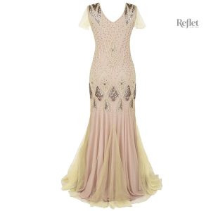 Robe à paillettes rétro années 20
