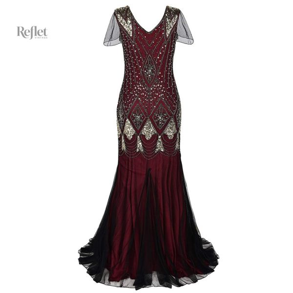 Robe classique années 20 pour soirée