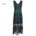 Robe longue style années 20, élégante et vintage