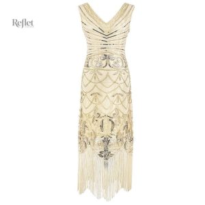 Robe années 20, design fluide et chic