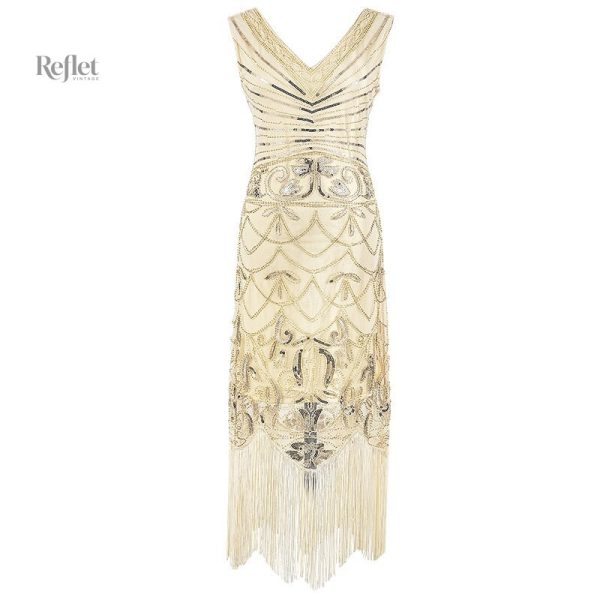 Robe années 20, design fluide et chic