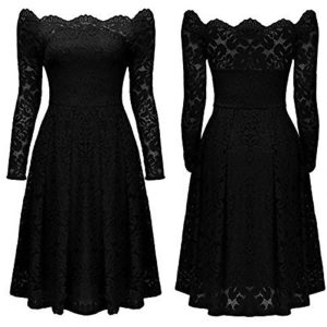 Robe élégante années 30 avec motifs délicats