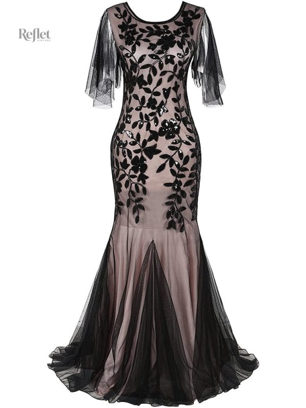 Robe style années 30, design classique et intemporel