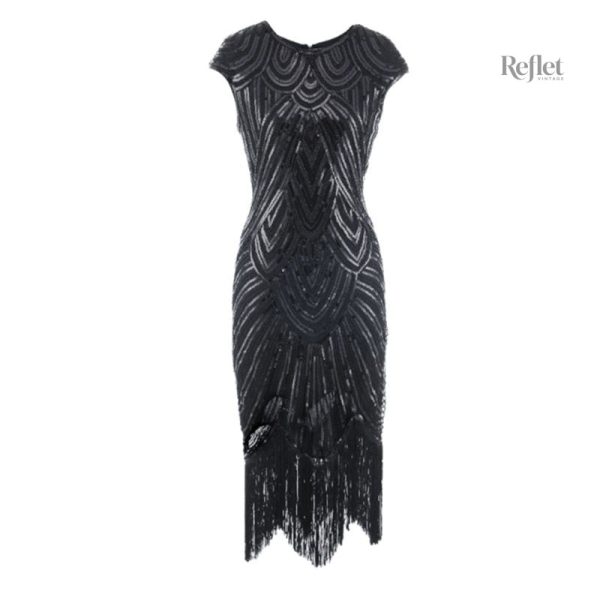 Robe vintage années 30 chic et féminine