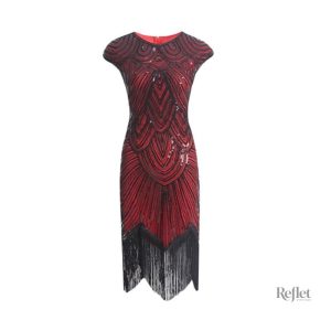 Robe moulante rétro années 30