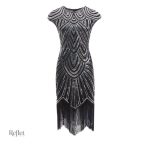 Robe moulante au style vintage des années 30
