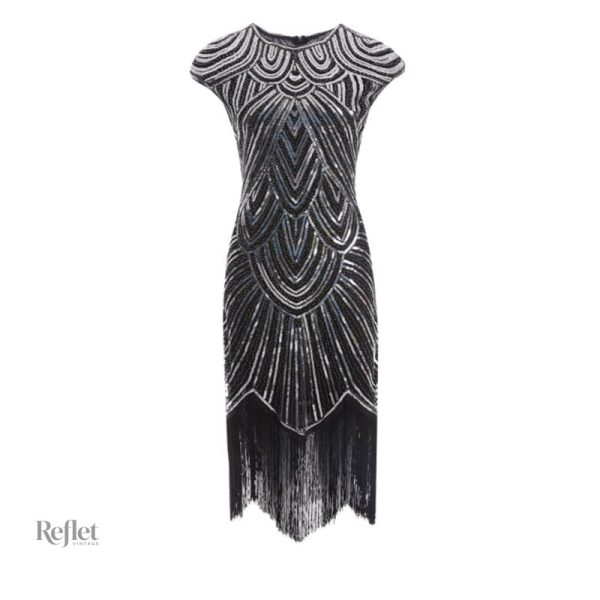 Robe moulante au style vintage des années 30
