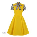 Robe à volants inspirée des années 50