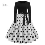 Robe colorée rappelant le style des sixties