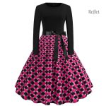Robe à fleurs typique des années 60