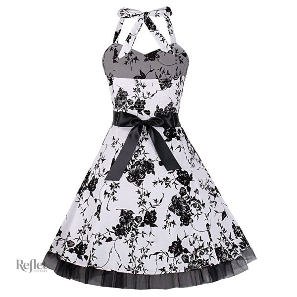 robe-style-annee-60-dos-1 Robe style années 60, élégante avec un dos unique