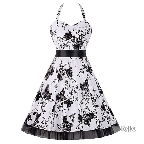 Robe d'inspiration années 60, look intemporel