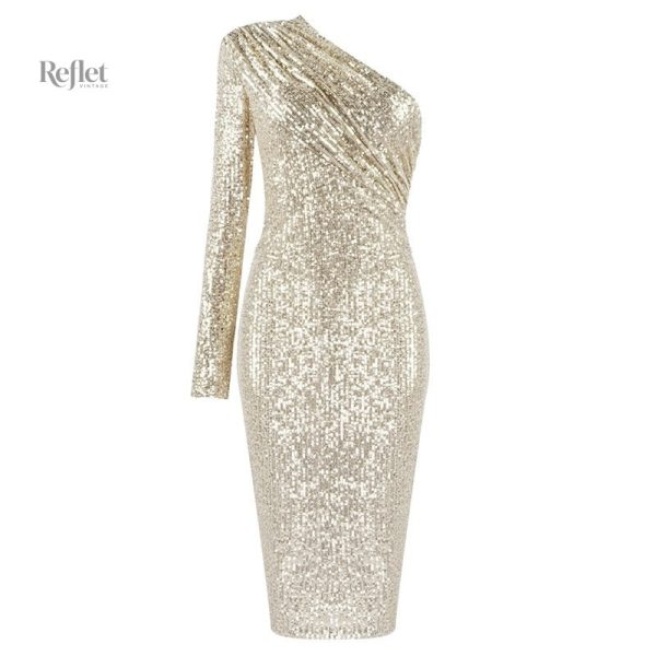 Robe à motifs vintage des années 70