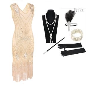 Robe style années 30 élégante et rétro