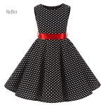 Robe midi rétro pour un look des années 50 élégant