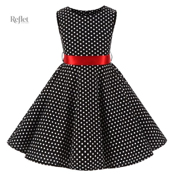Robe midi rétro pour un look des années 50 élégant