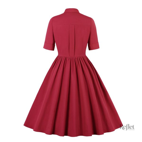 Robe d'inspiration années 50, look intemporel