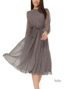 Robe à motif psychédélique avec coupe décontractée