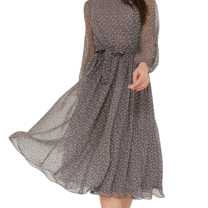 Robe à motif psychédélique avec coupe décontractée