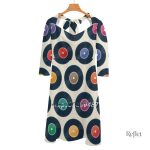 Robe chic années 70, parfaite pour des occasions spéciales