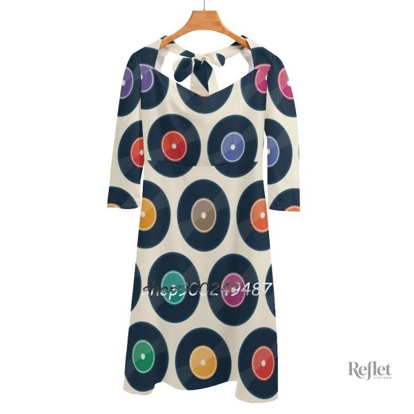 Robe chic années 70, parfaite pour des occasions spéciales
