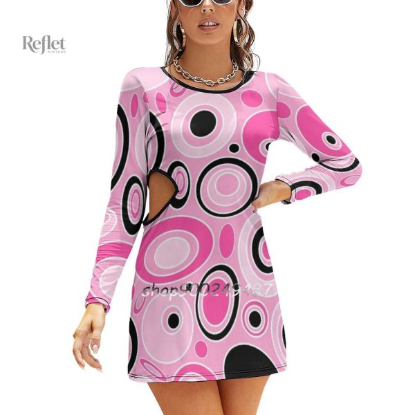 Robe classique des années 70, intemporelle et élégante