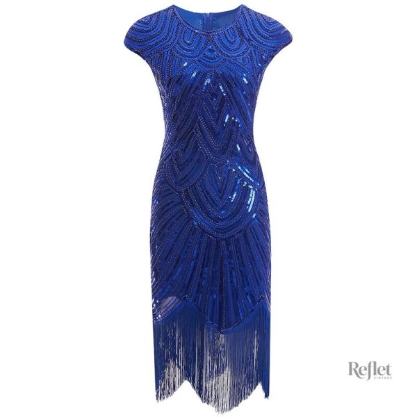Tenue années 30 à col en V
