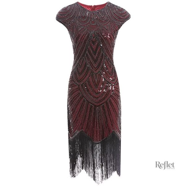 Robe rétro années 30 féminine