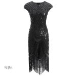 Robe années 30 avec taille cintrée