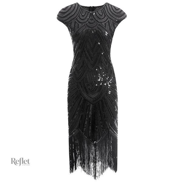Robe années 30 avec taille cintrée