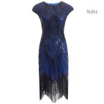 Robe vintage années 30 en satin