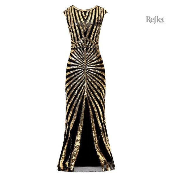 Robe élégante années 30 pour occasions spéciales