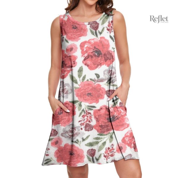 Robe à la mode des années 60 pour femme