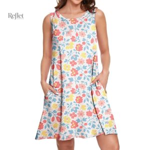 Modèle de robe femme à coupe trapèze