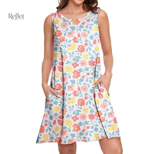 Modèle de robe femme à coupe trapèze