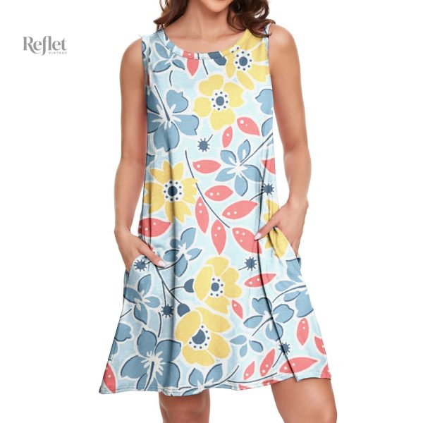 Tendance 60’s : robe trapèze pour femme