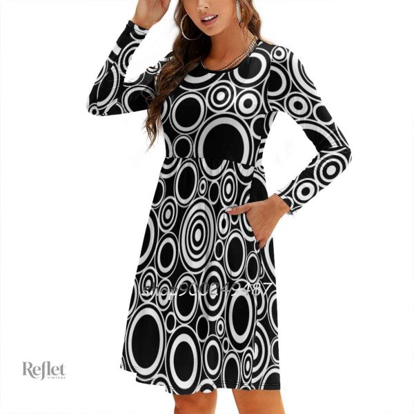 Robe rétro années 70, parfaite pour les soirées
