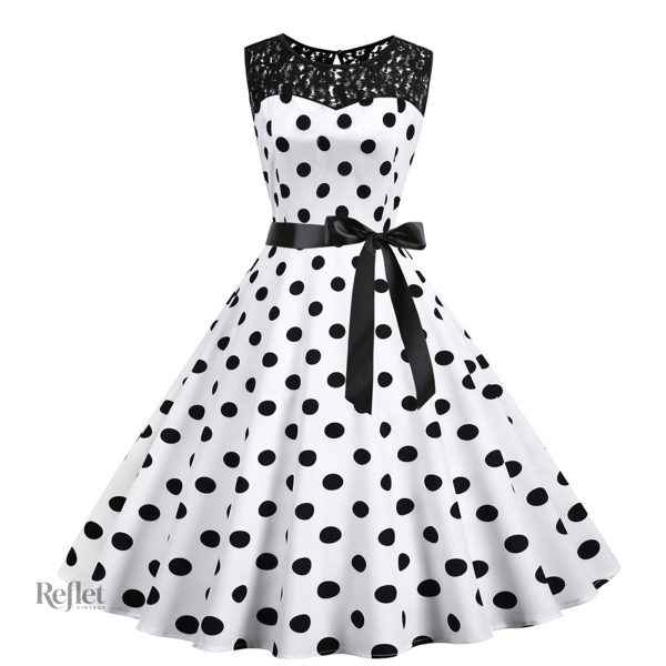 robe-type-annees-60-1 Robe années 60 au design rétro élégant