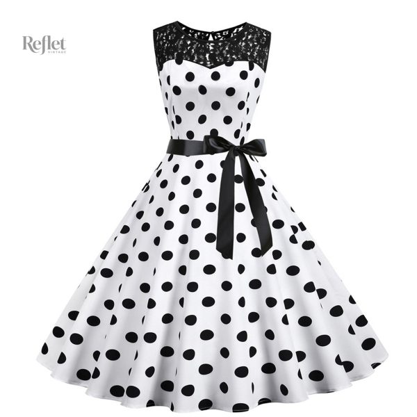 Robe à motifs inspirée des années 60
