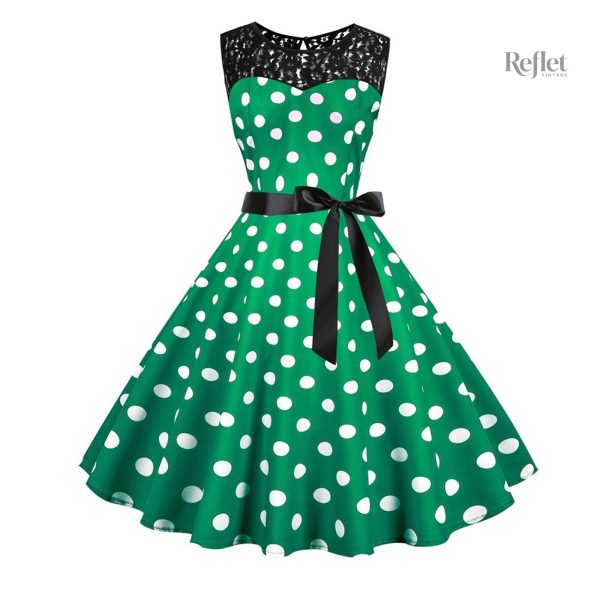 Robe classique femme années 60, élégante