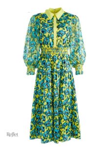 Robe vintage des années 70, coupe flatteuse et élégante